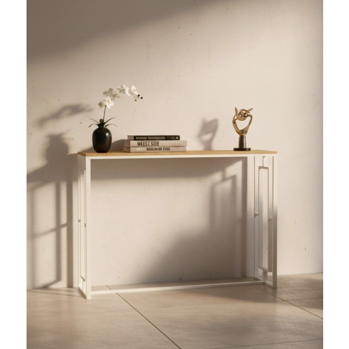 KONSOLA - REGAŁA Z DREWNA LITEGO DĄB OLCHA JESION SKD-376